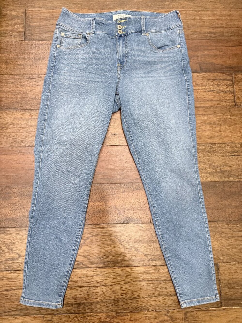 Torrid First at Fit Jegging Jeans Women’s 14 Light Wash Skinny Ankle Stretch